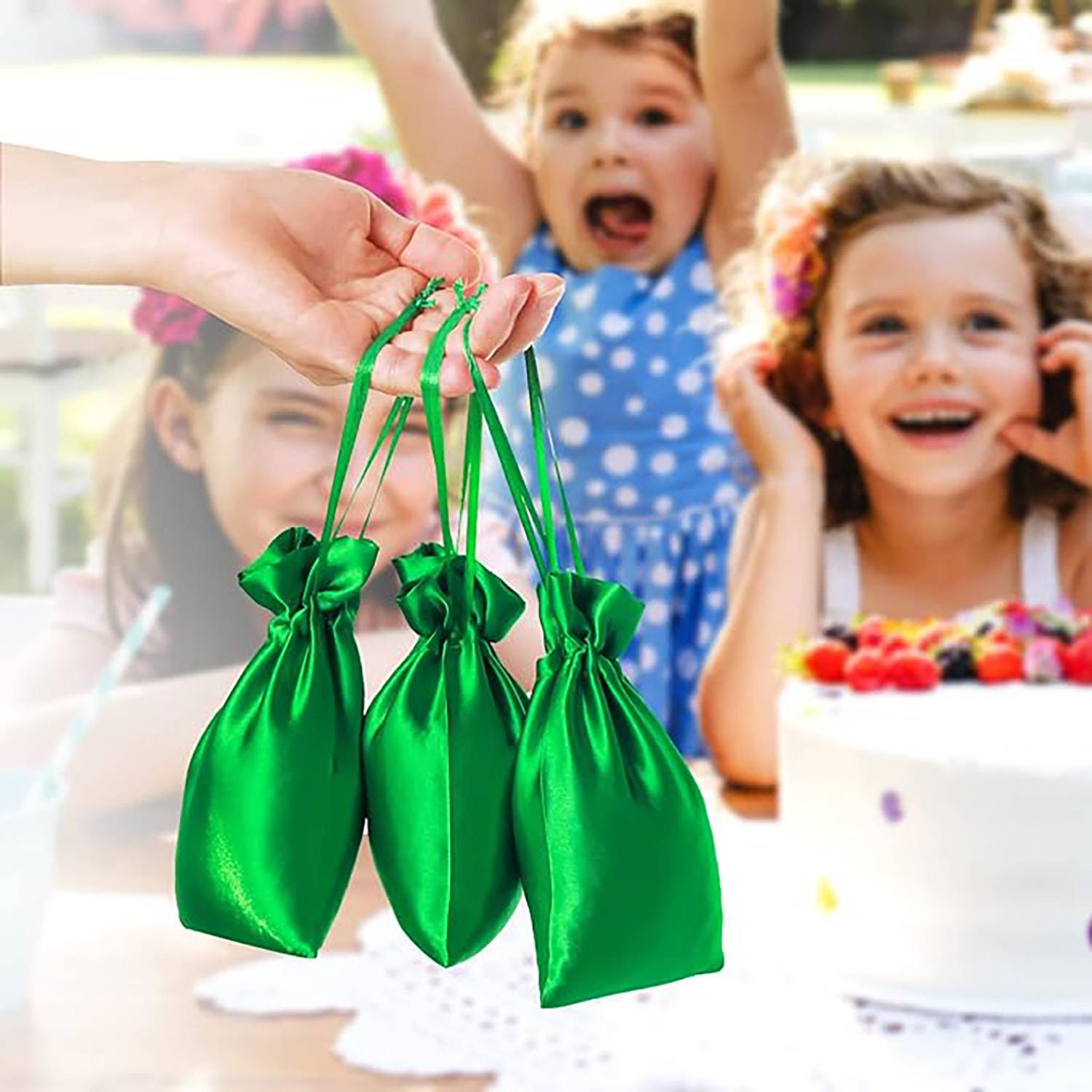 PU Gift Jewelry Drawstring Bag 2
