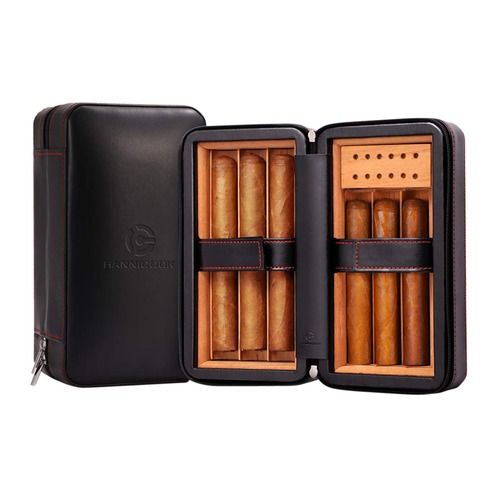 6-Cigar Leather Case 6