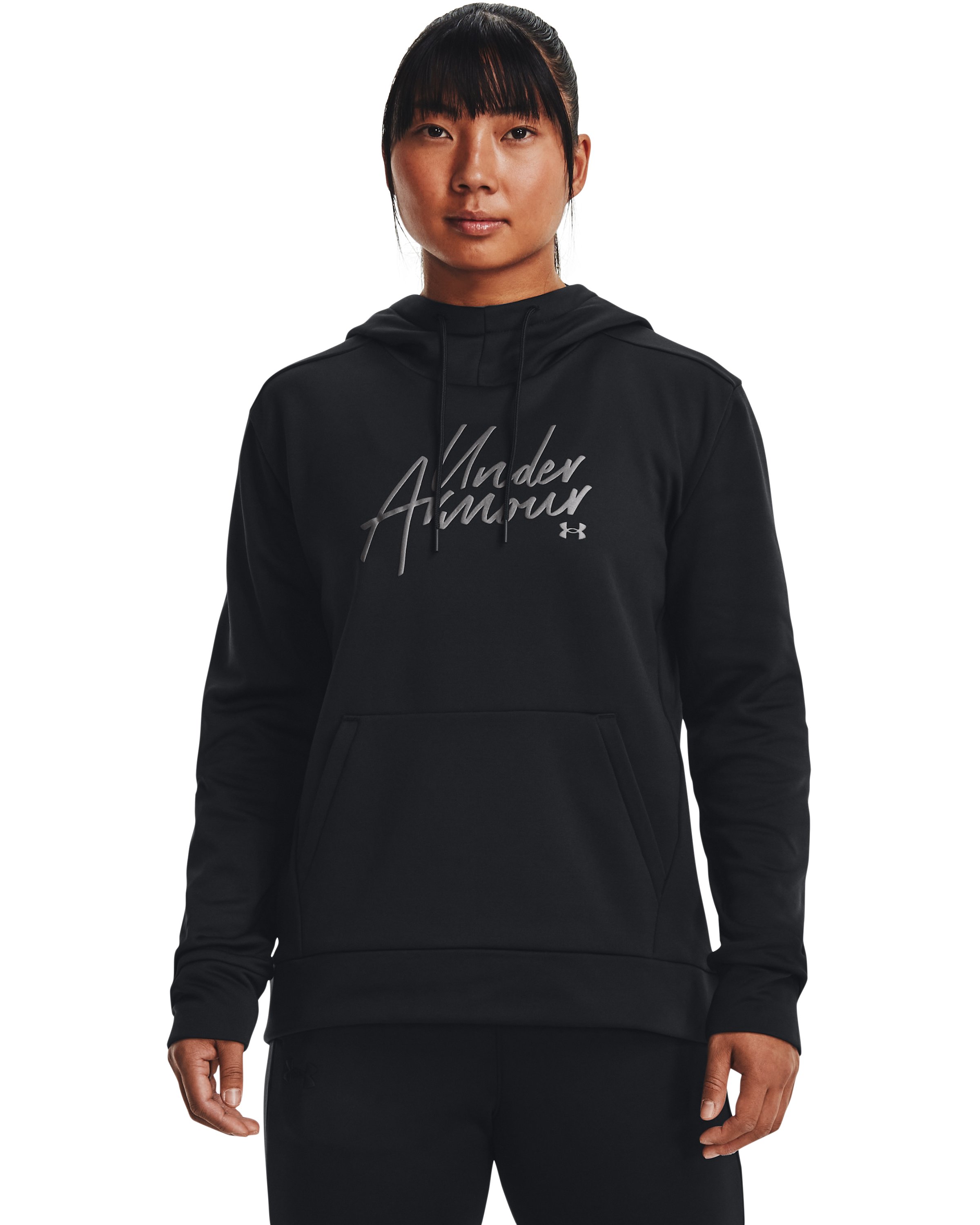Women's Armour Fleece Script Hoodie 2