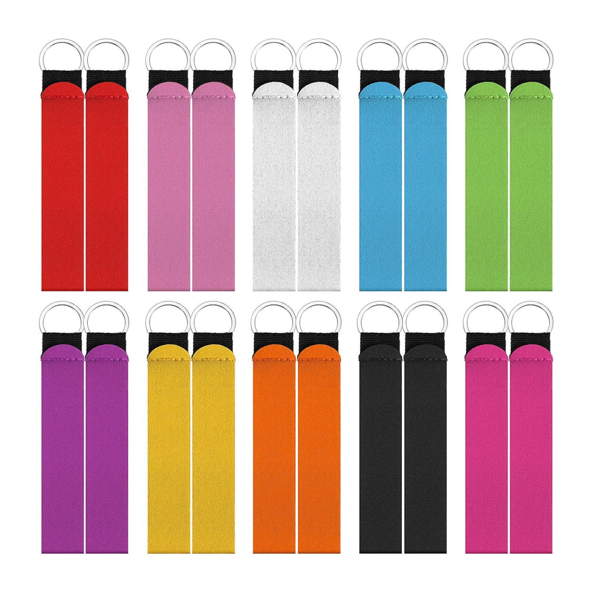 Sublimation Blanks Neoprene Keychain 5