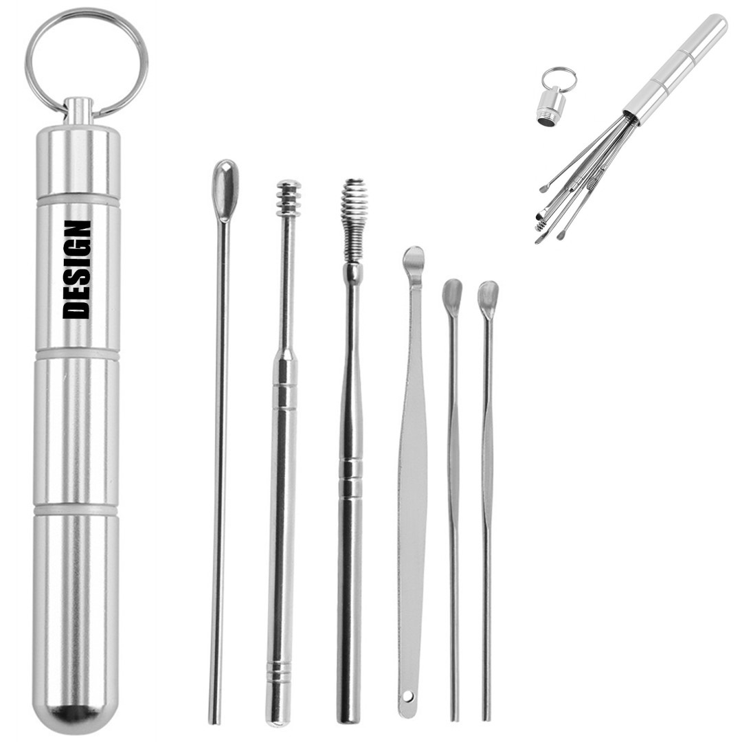 6-In-1 Stainless Steel Earpick 4