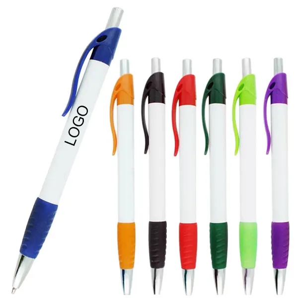 Custom Preston Rubber Grip Click Ballpoint Pen 5