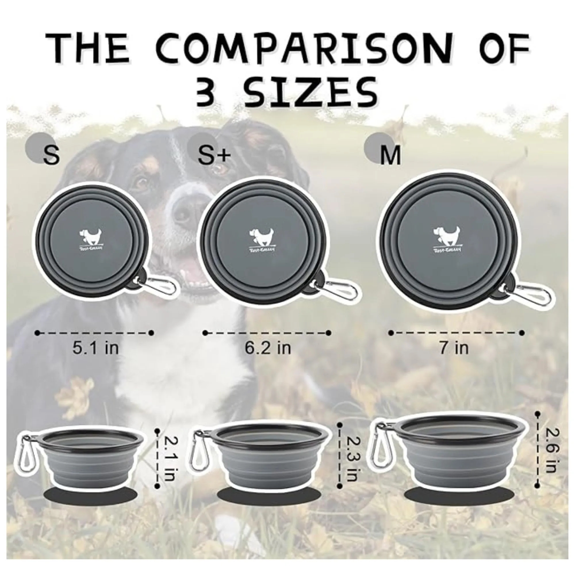 Foldable Silicone Pet Bowl 12