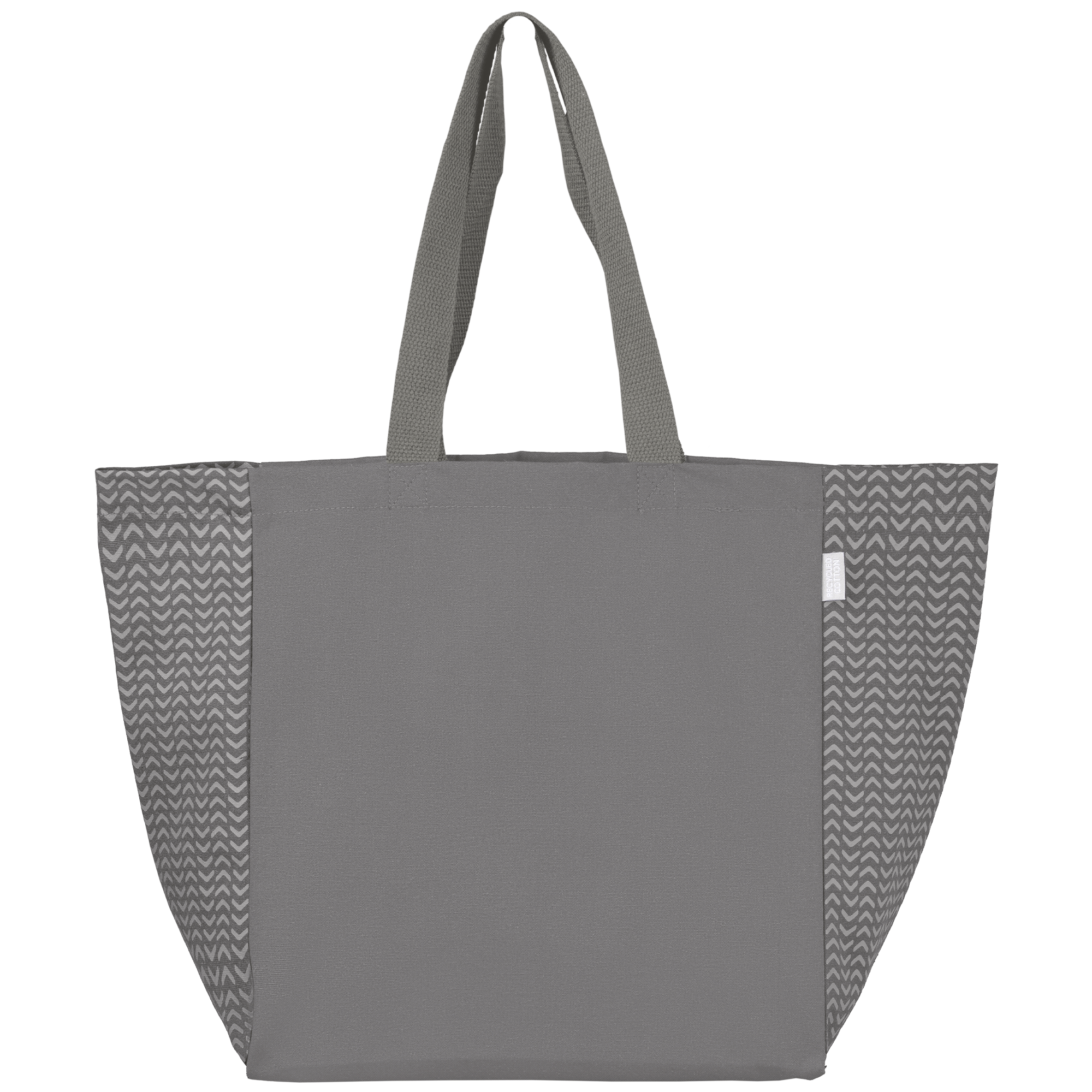 Toronto Recycled Cotton Chevron Tote Bag – 8 oz 3