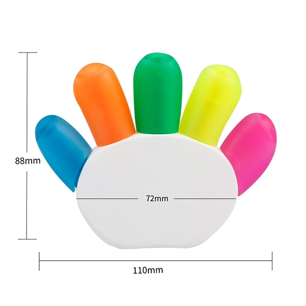 Promotional hand shaped Highlighter 4