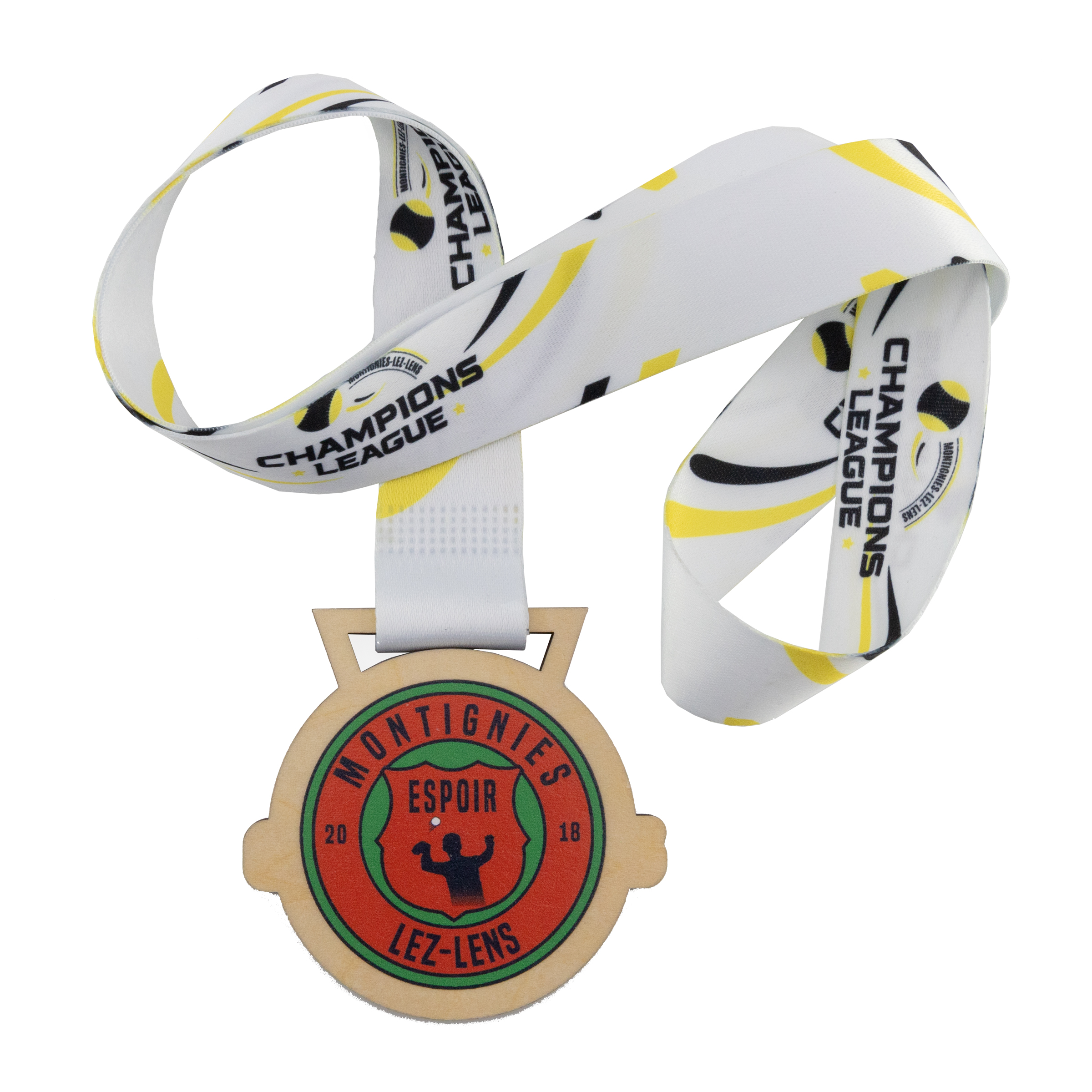 Custom Wood Medals Full Color (1-1/2") 5