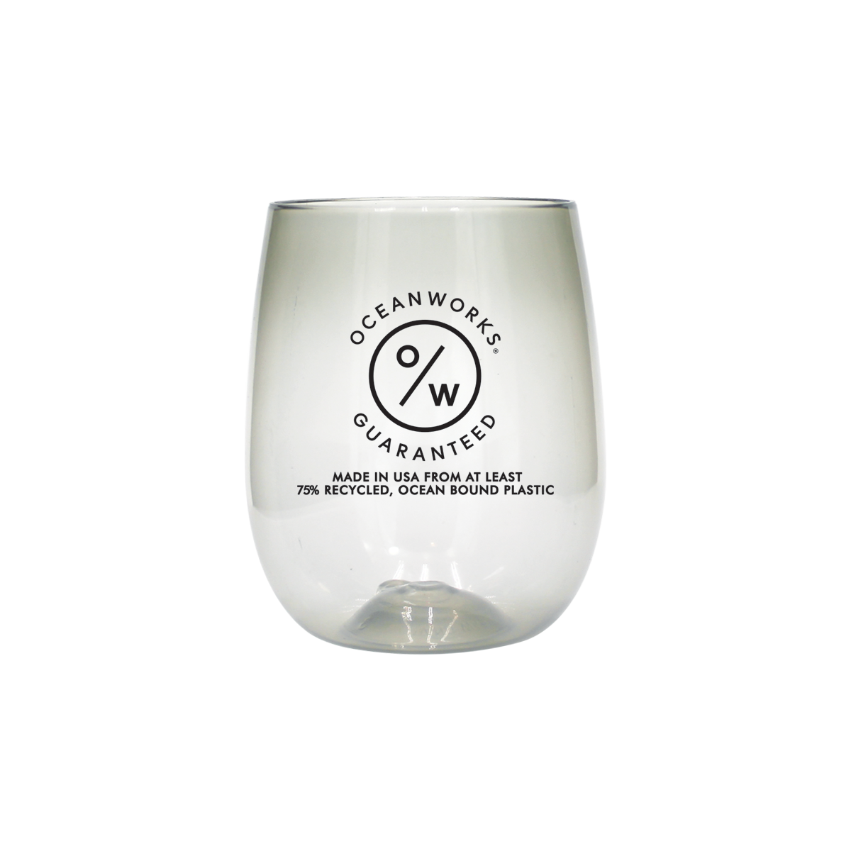 RECYCLED PET - 12 oz. Stemless Wine Glass 7
