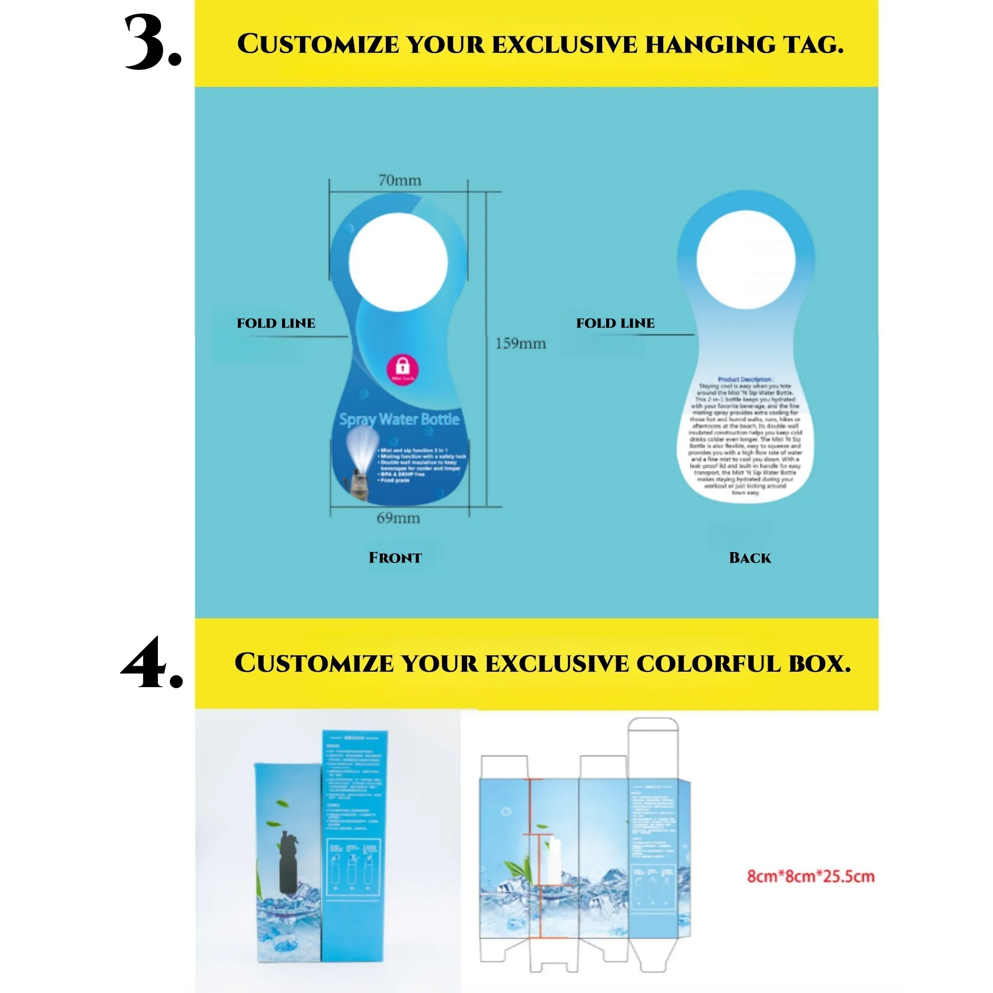 Spray Cooling and Cold Preservation Sports Water Cup 8