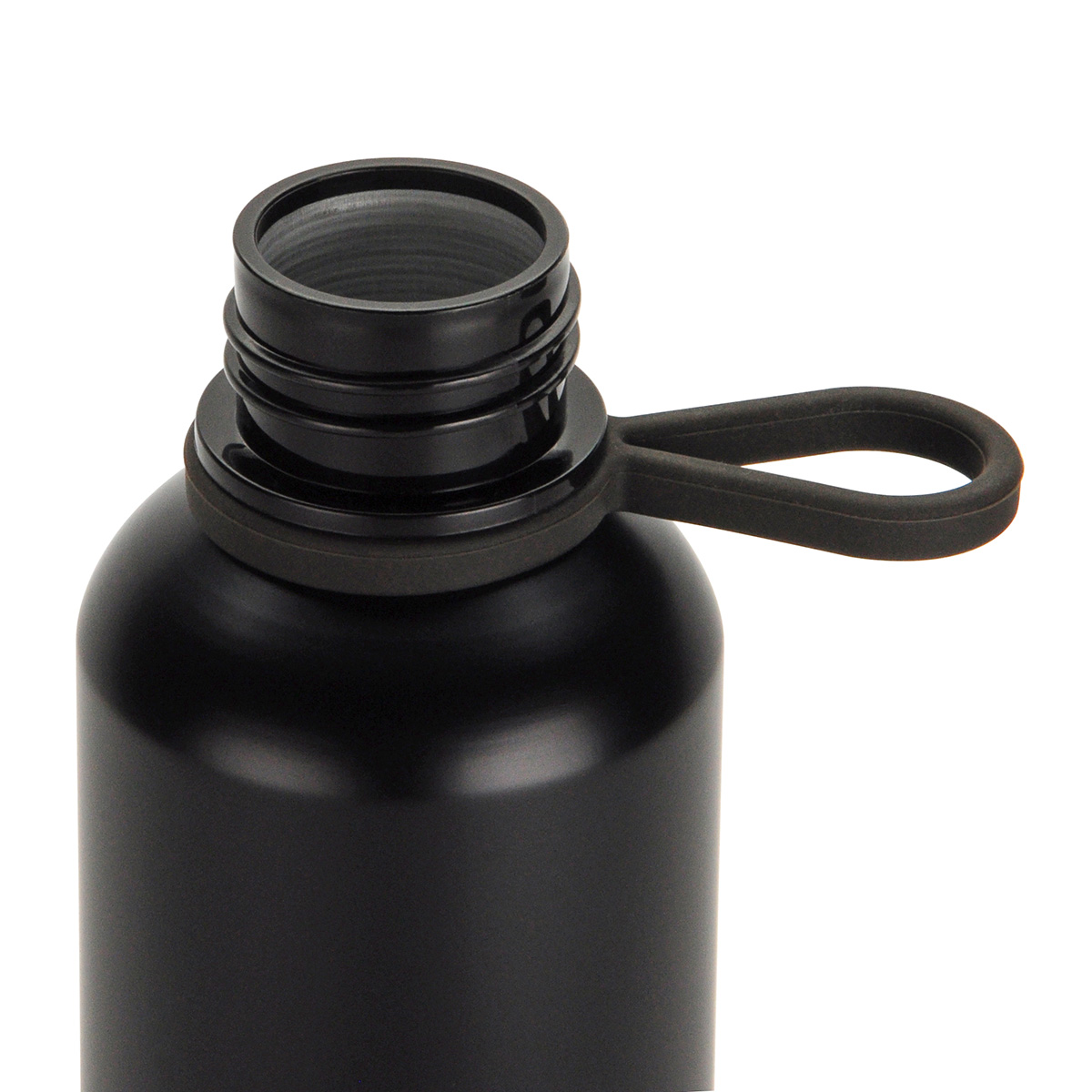 Avento 25 oz Recycled Aluminum Bottle with Silicone Loop 7