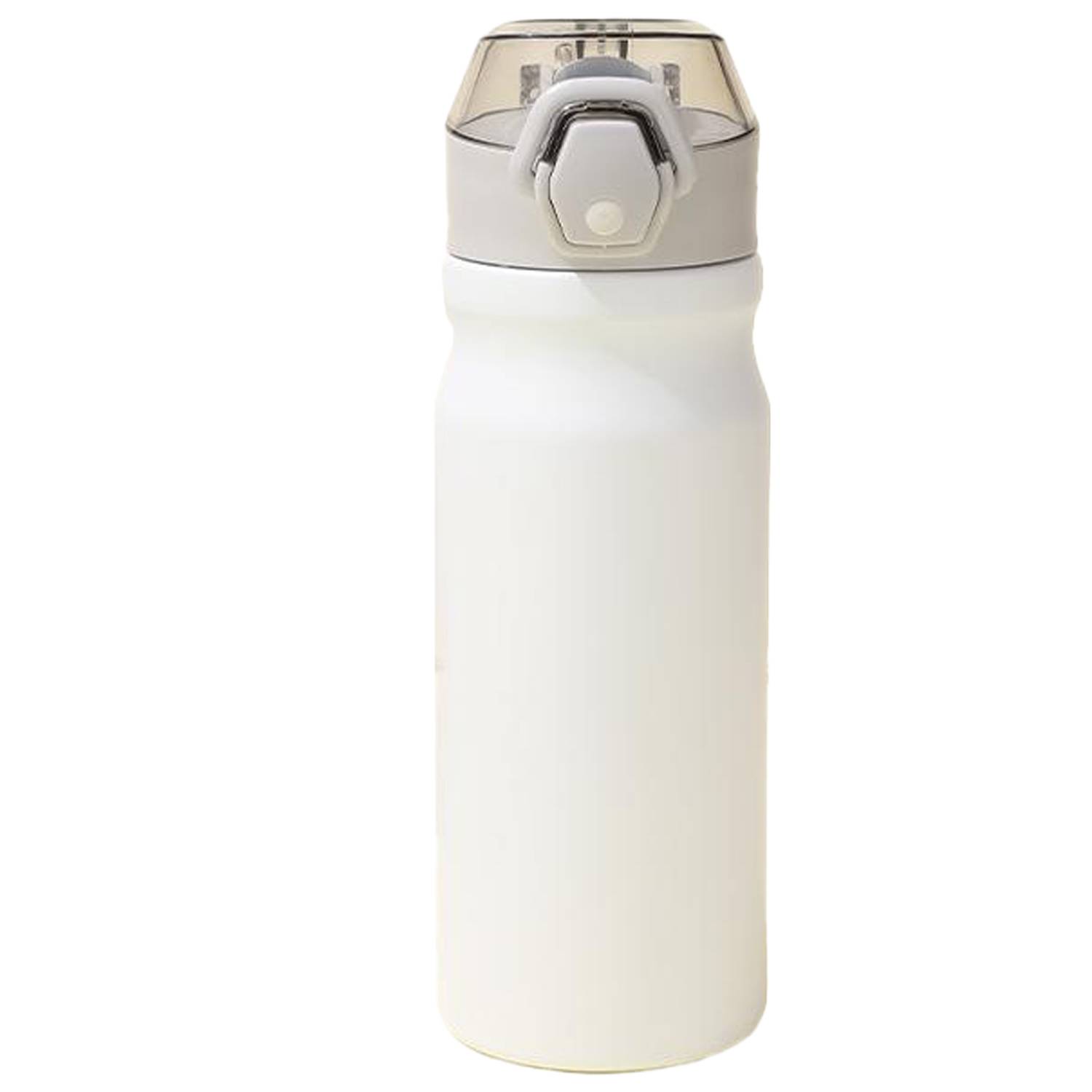 18oz Lockable Lid Stainless Steel Water Bottle w/ Straw 3