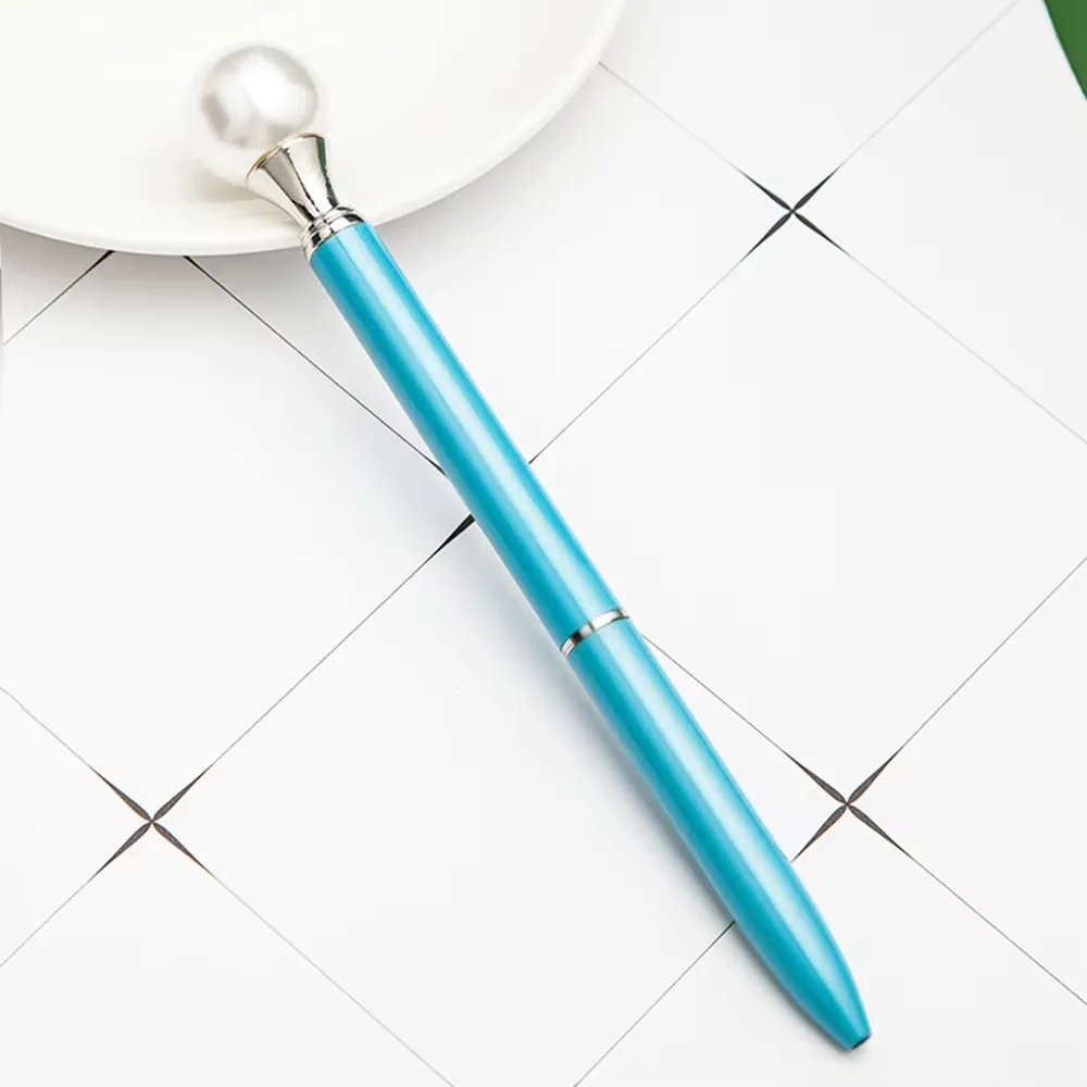 Pearl Top Deco Metal Ballpoint Pens 8