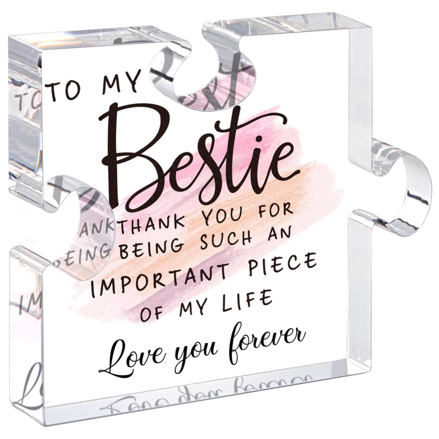 Acrylic Puzzle Plaque Desk Display Unique Present Decoration 3