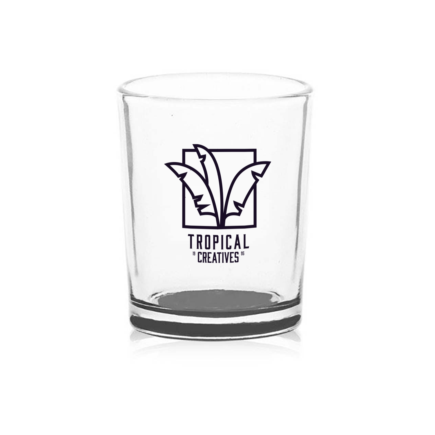 3 oz. Glass Votive Candle Holder (1 Color Imprint) 4