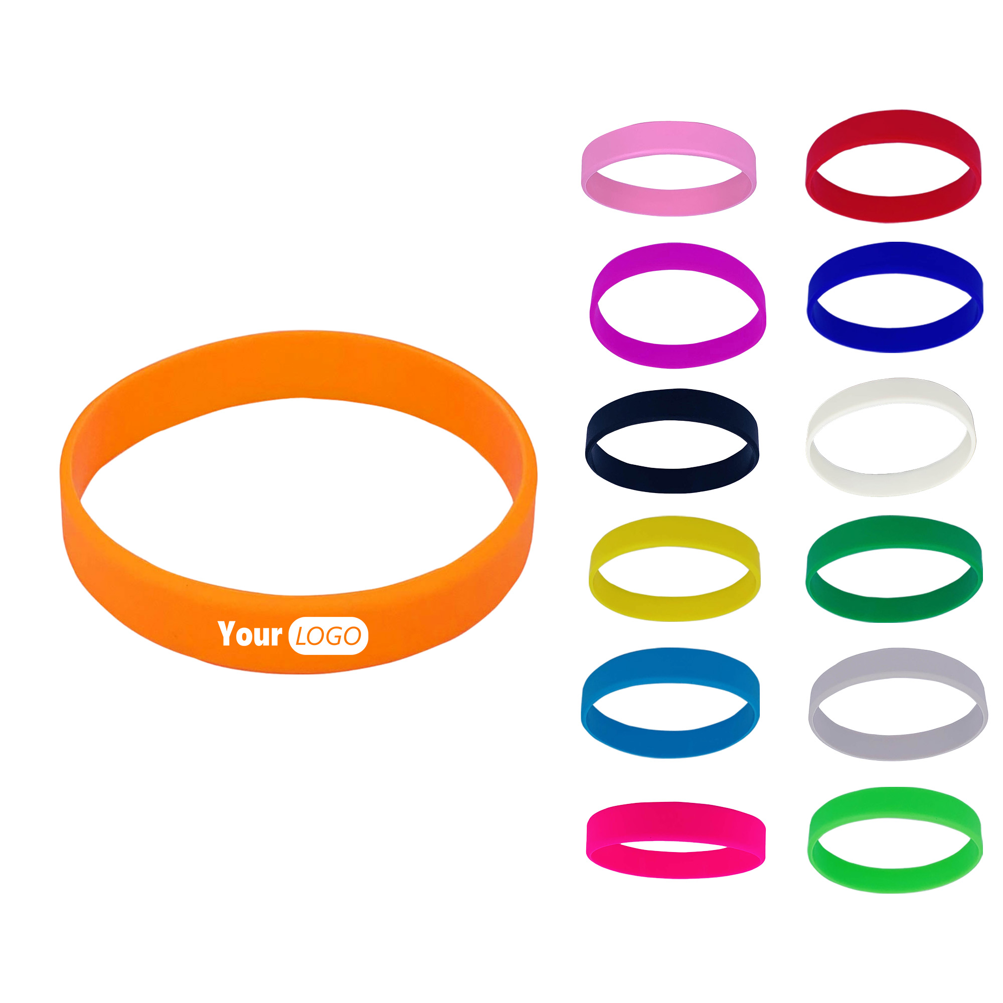 Custom Logo Colorful Silicone Wristband 5