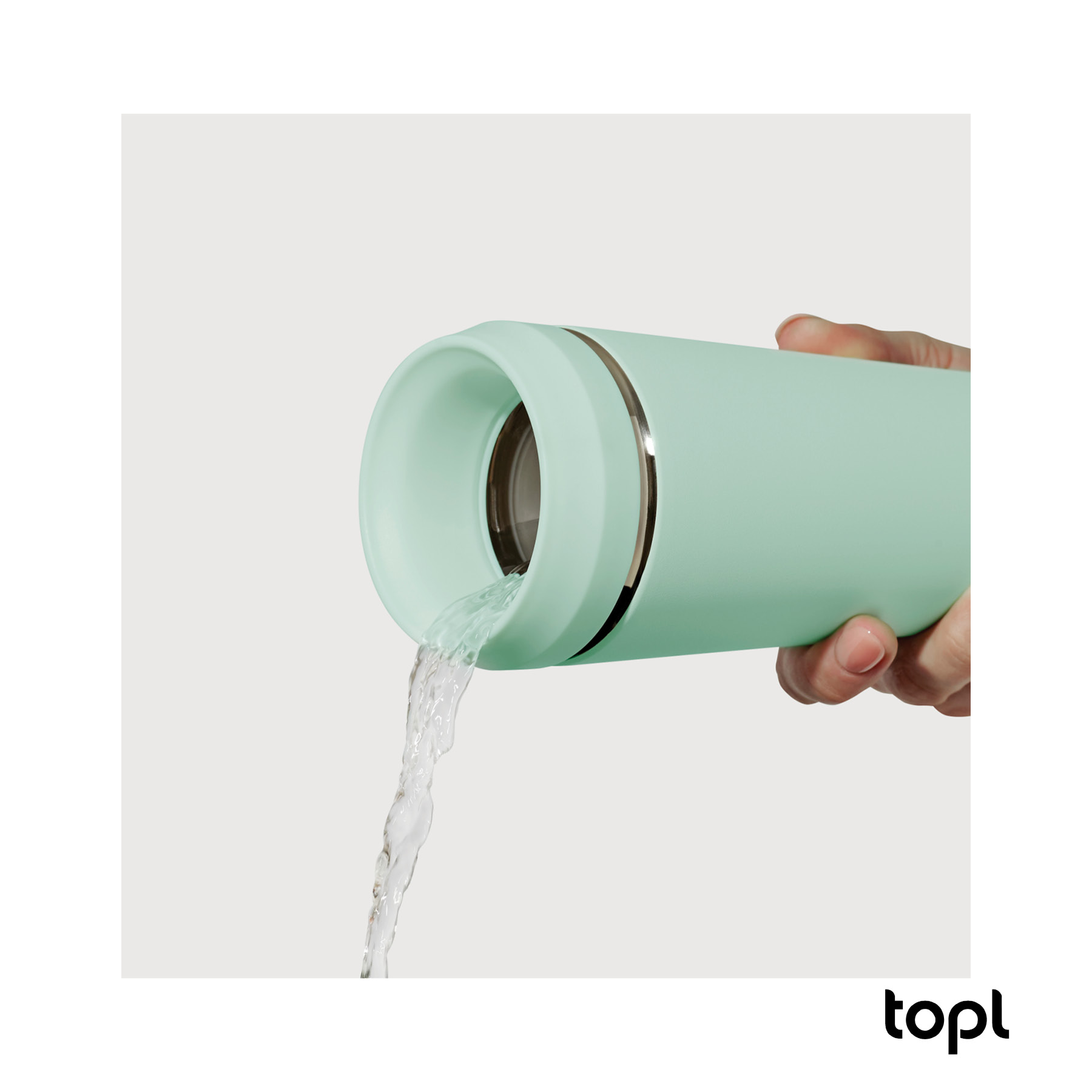 TOPL® 16 oz. Double Wall, Recycled Stainless Steel 360° Tumbler 1
