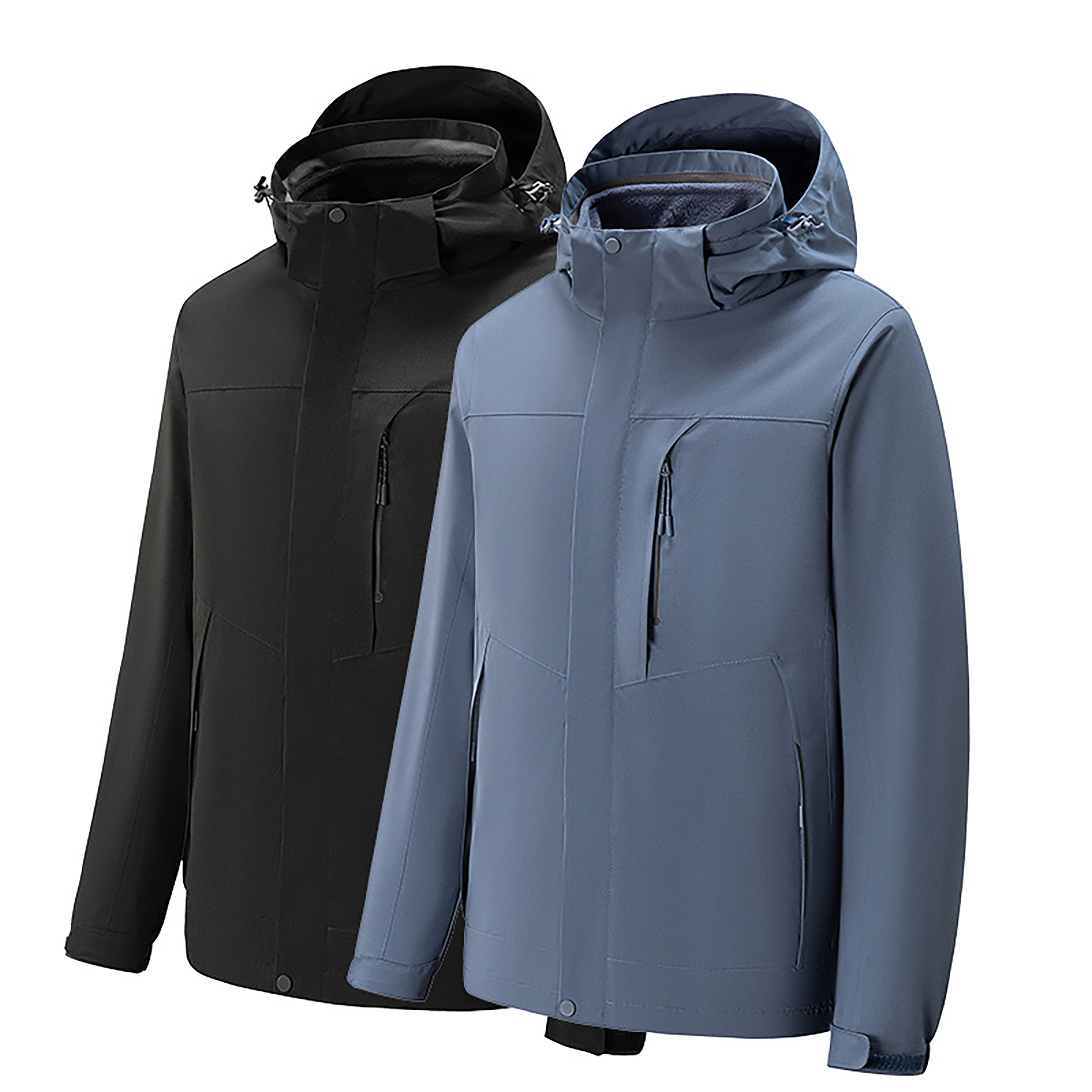 3 in 1 Warm Fleece Liner Jacket & Detachable Hood 11