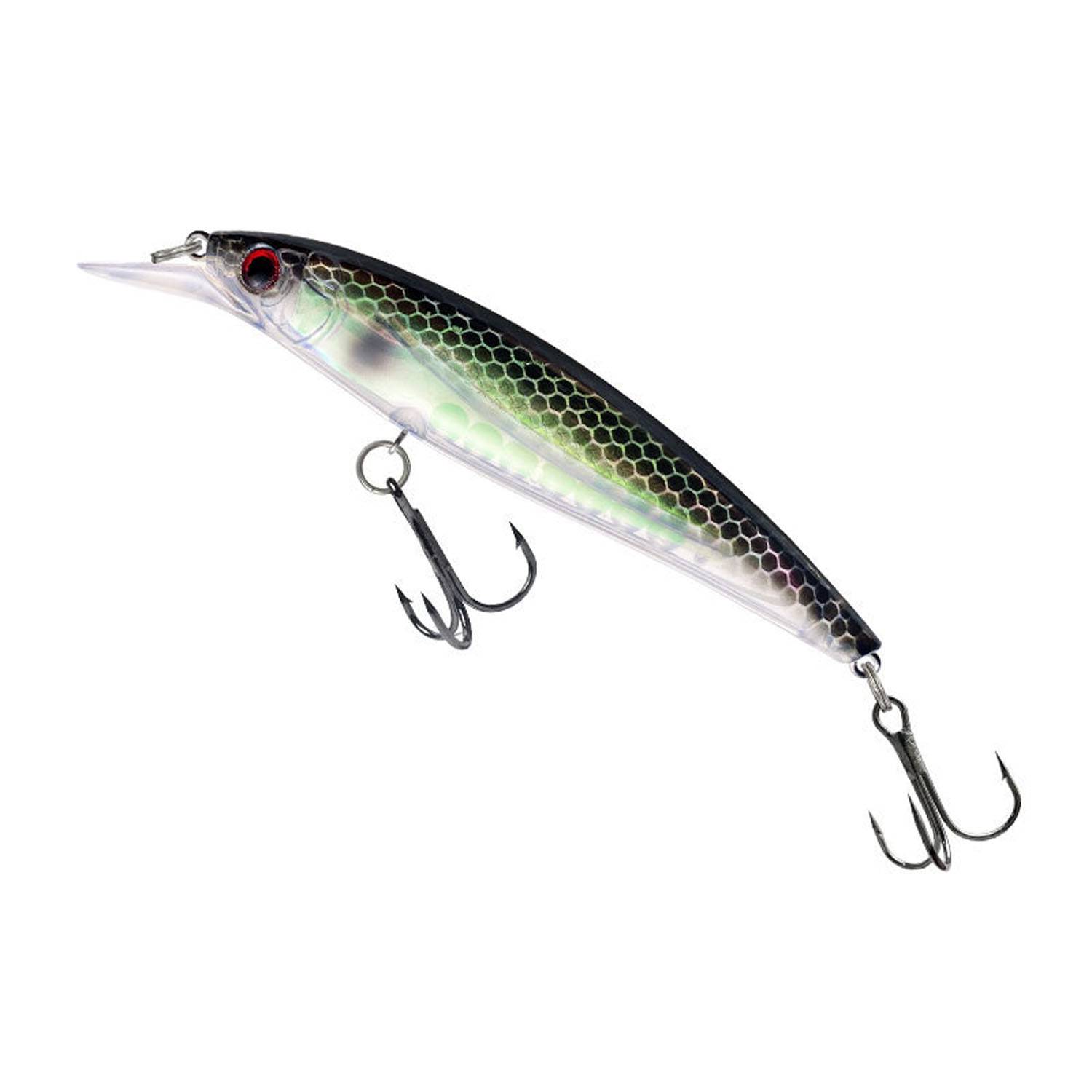 Weighted ABS Fishing Lure with Sharp Hooks & Flash Foil 12