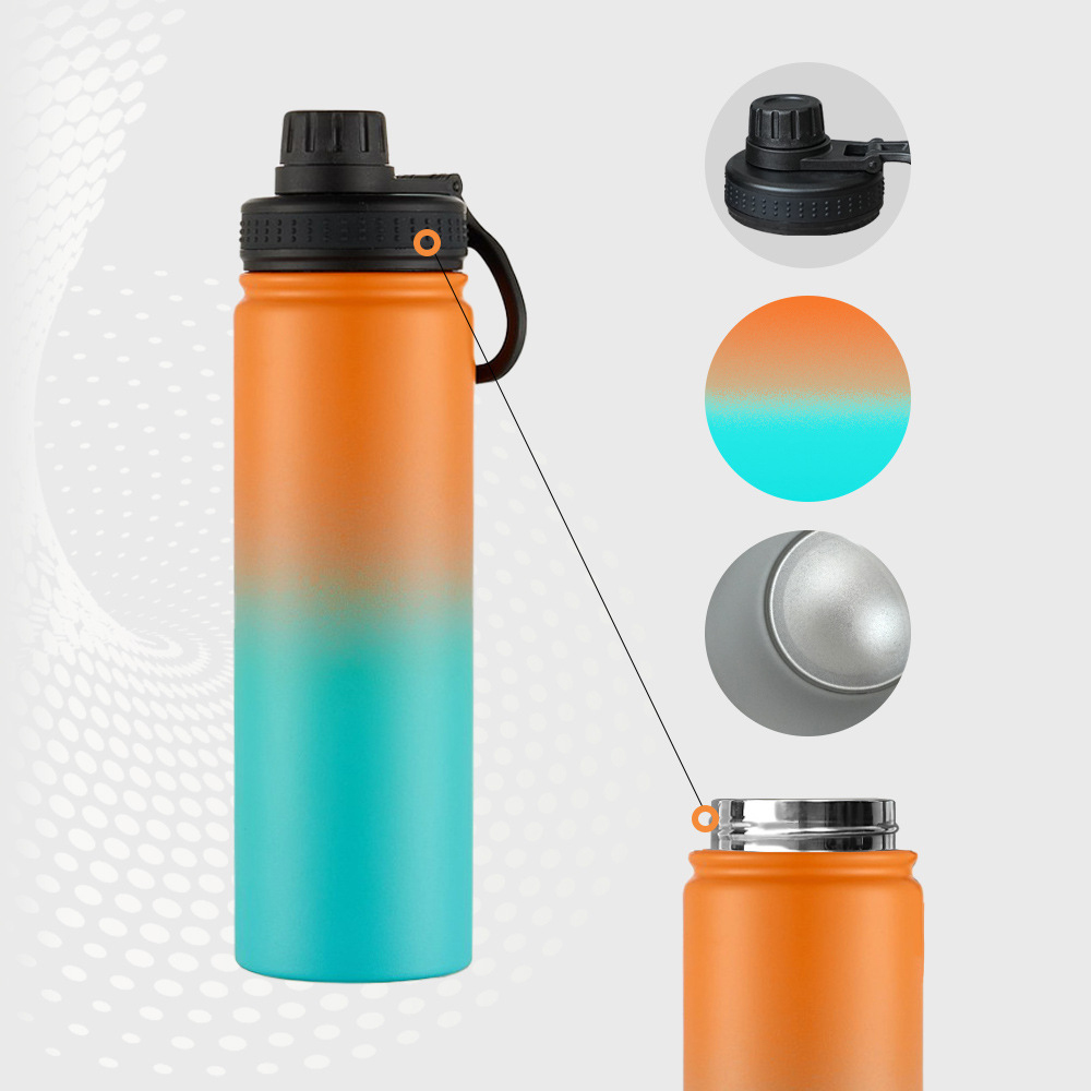 18 OZ Stainless Steel Sports Bottle Vacuum Cup 3