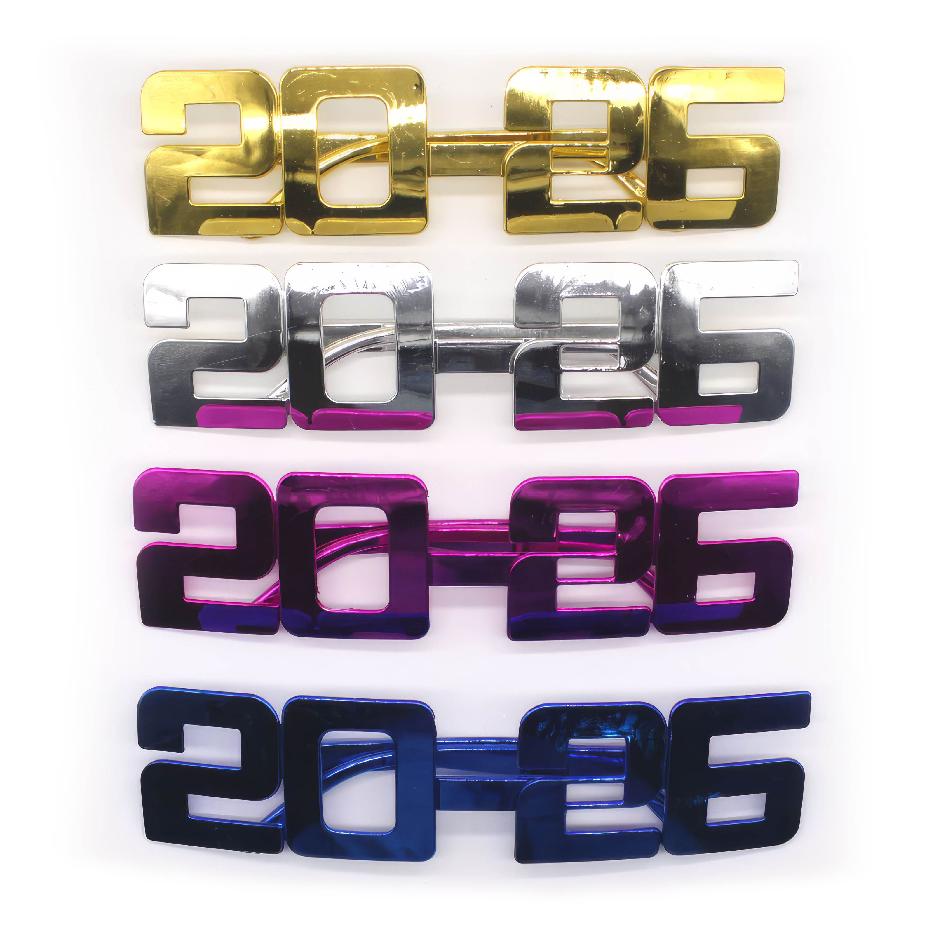 2026 Squared New Year Party Glasses 6