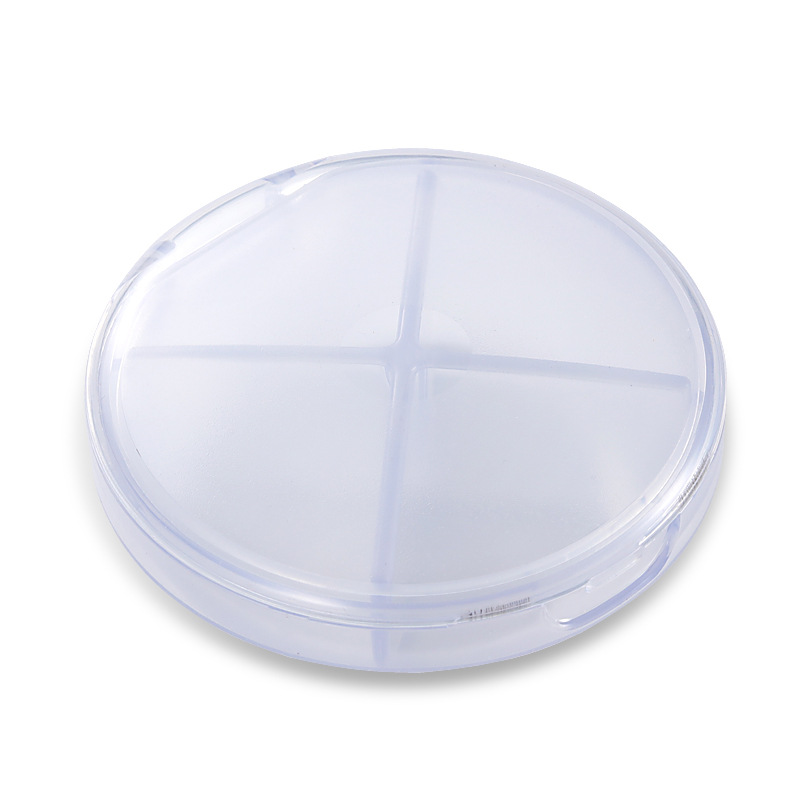 Transparent Mini 4-Cell Pill Box 1