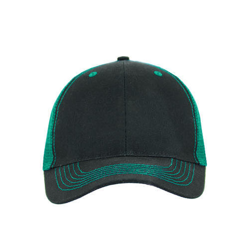 Color Accent Mesh Snapback Cap