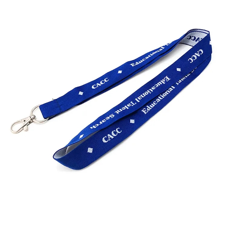 Jacquard Polyester Custom Lanyard 3