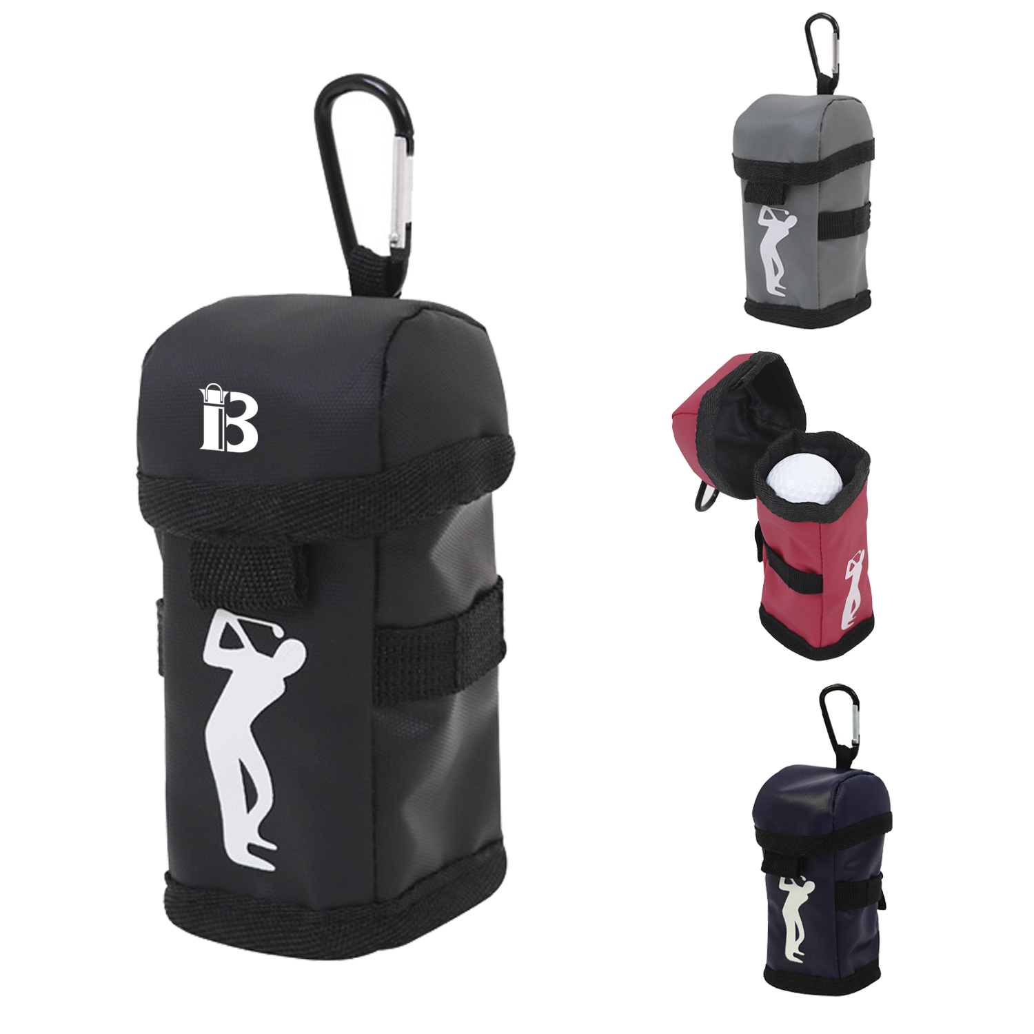Portable Belt Clip Golf Ball Pouch 2