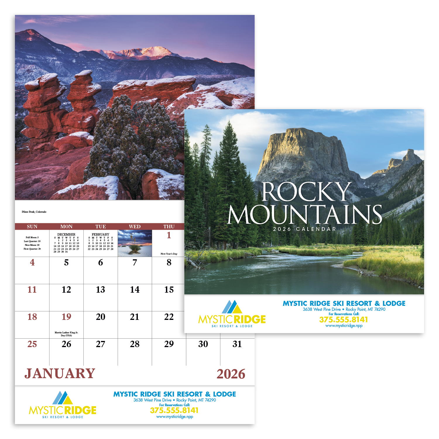 Good Value™ Rocky Mountains - Stapled Calendar 61