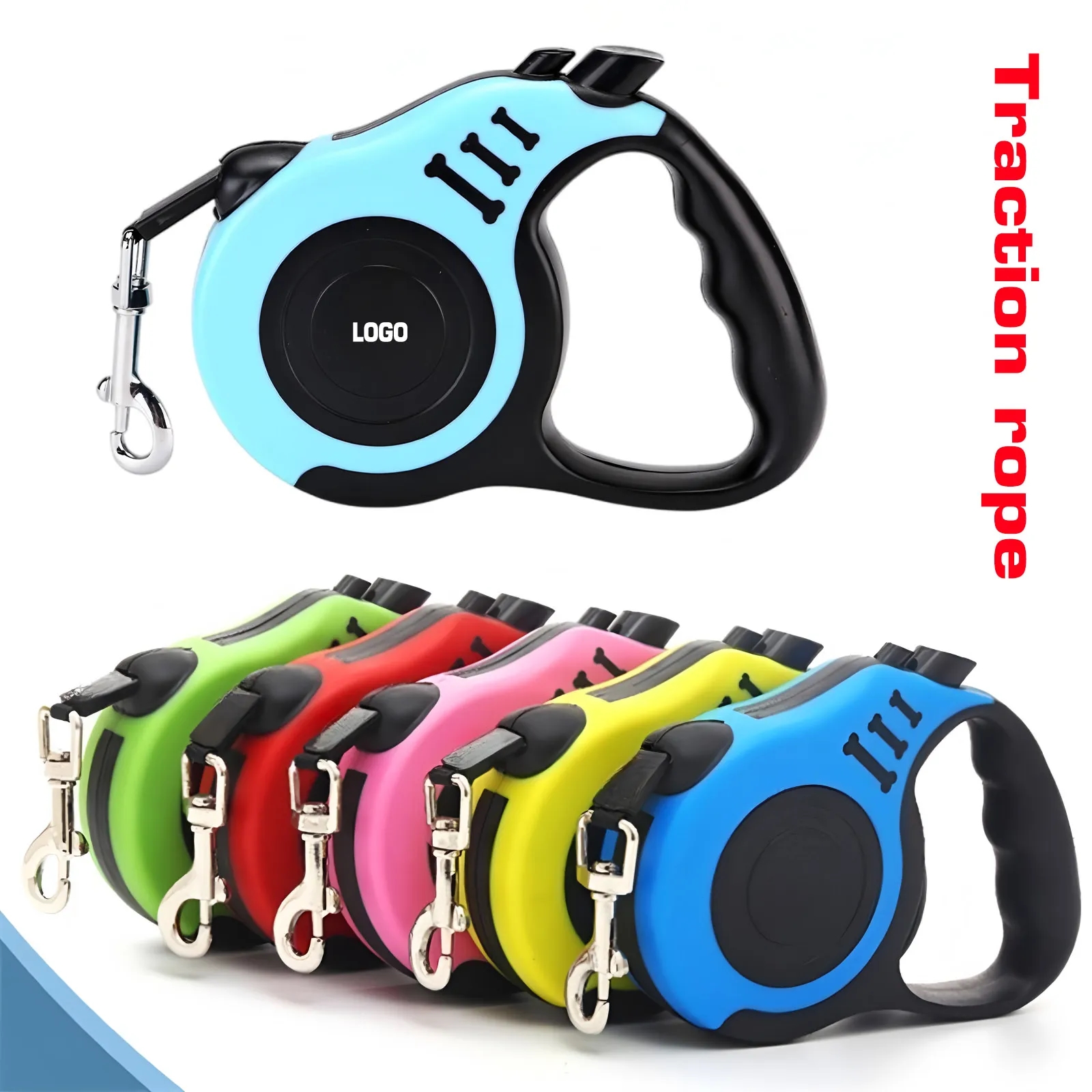 3M 5M Auto Retractable Dog Leash Custom Logo for Promotional Gifts 5