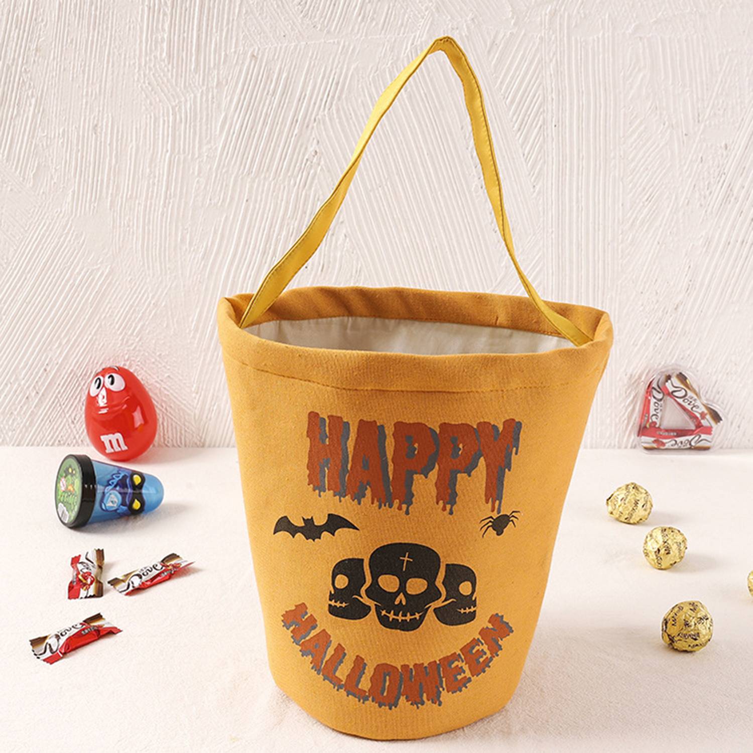Halloween Canvas Treat Bag, custom tote bag with logo imprint 4