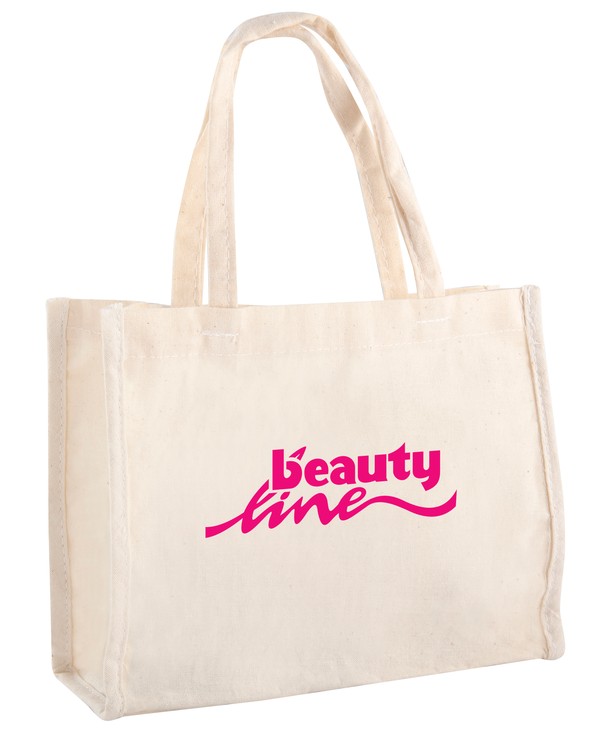 Mini Cotton Tote, custom tote bag with logo imprint 2