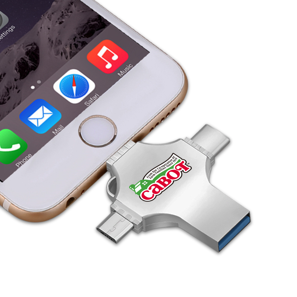 Cicero 3 Way Metal USB 5