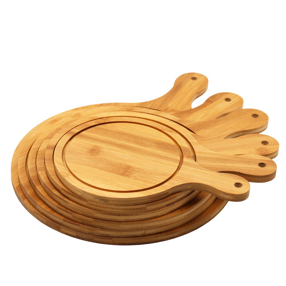 Wood pizza plate 1