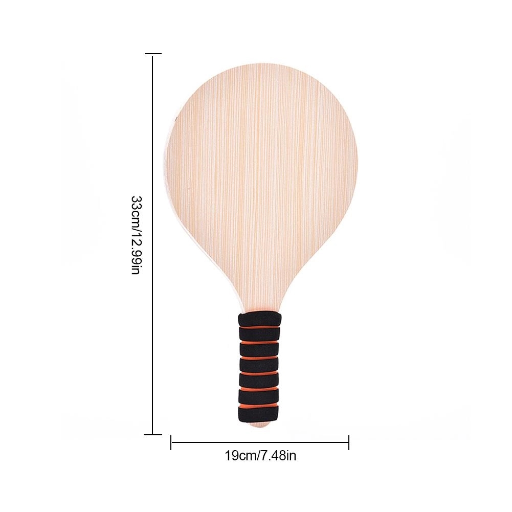 Beach Racquet Outdoor Games Wooden Racket 3