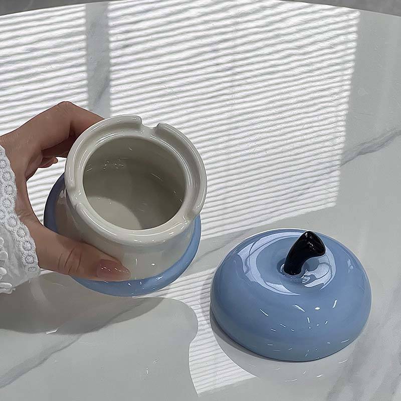 Apple Core Ceramic Anti Ash Ashtray 7