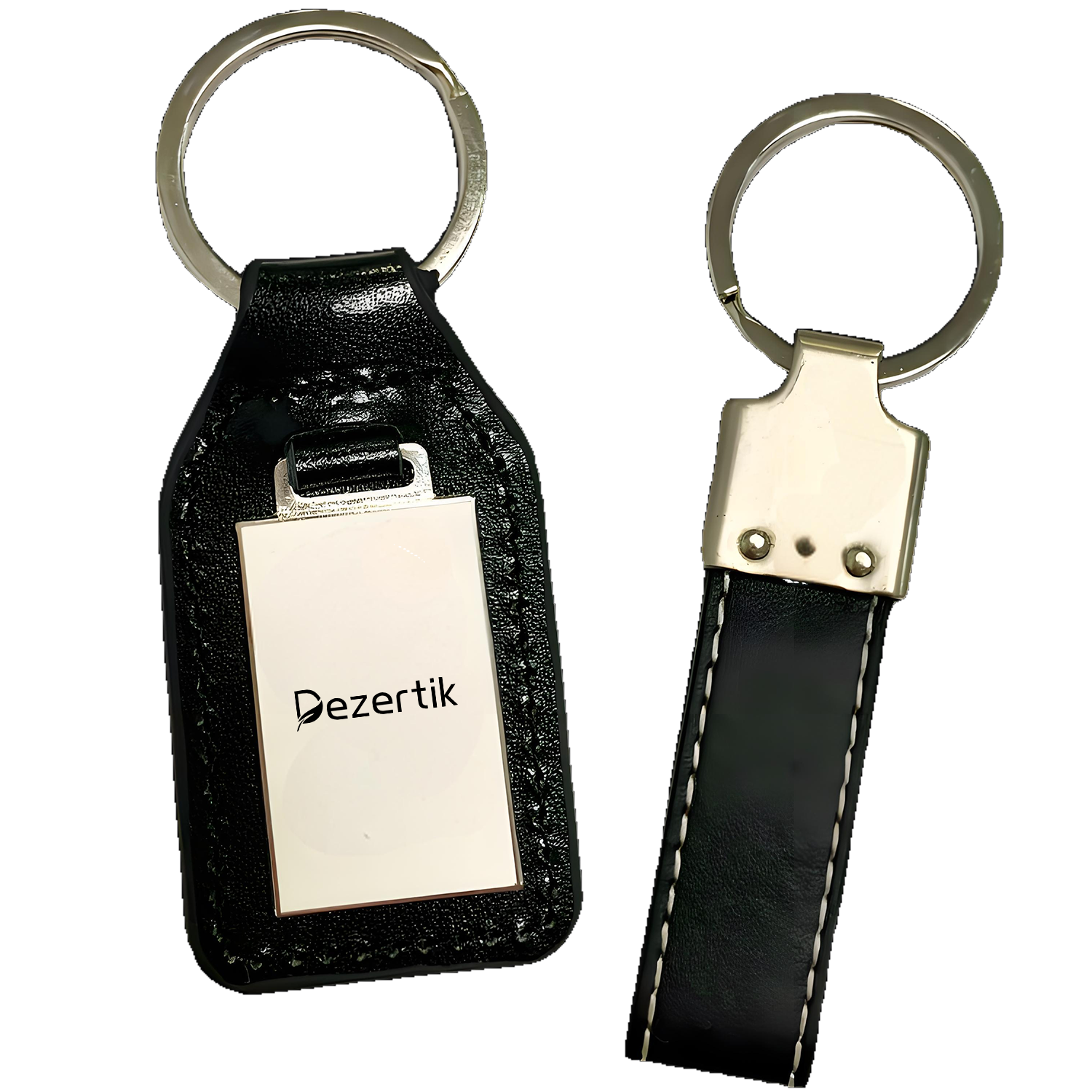 Genuine Leather Customized Keychain Pendan 2