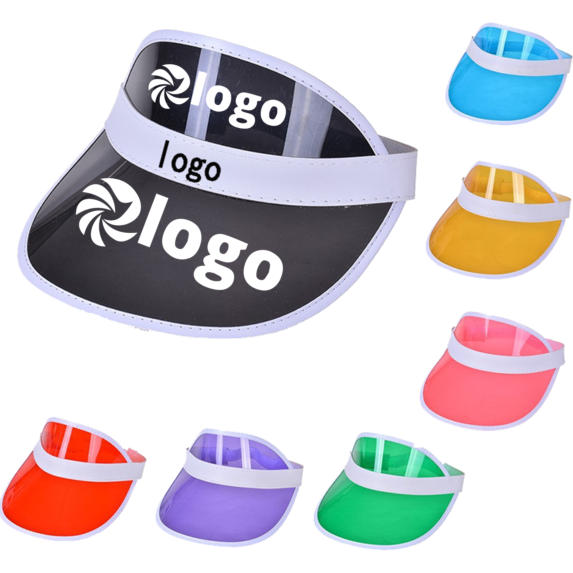 UV Protection Beach Sun Hat Clear Visor Sport Caps