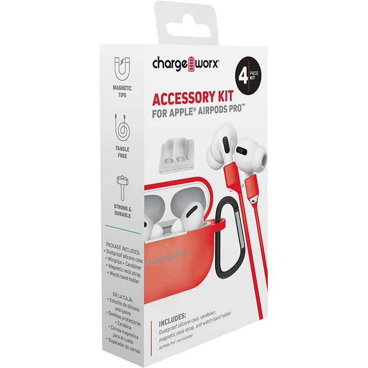 Apple AirPods Accessory Kits - Red 4 Pieces 2
