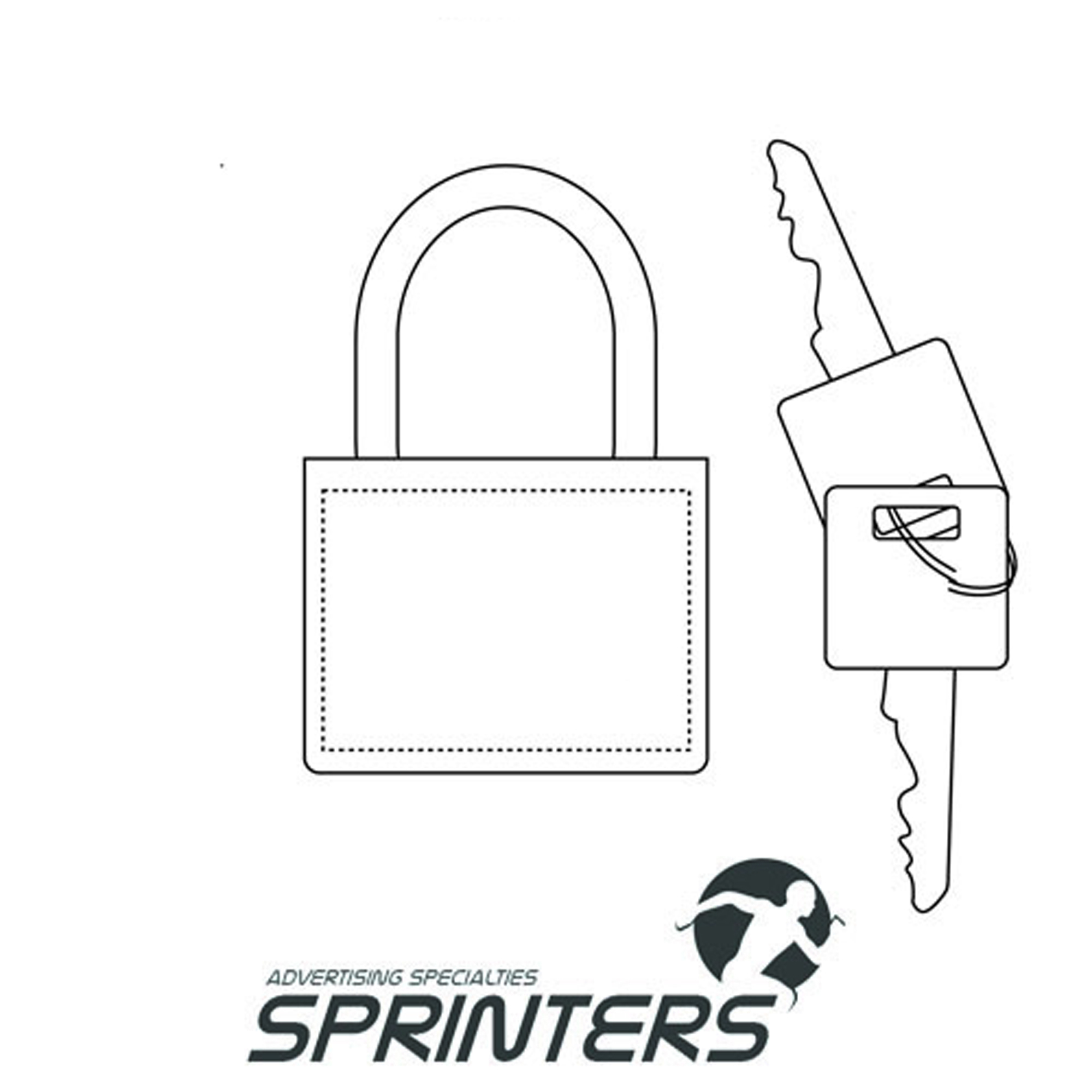 Lockout Padlock With 2 Keys 8