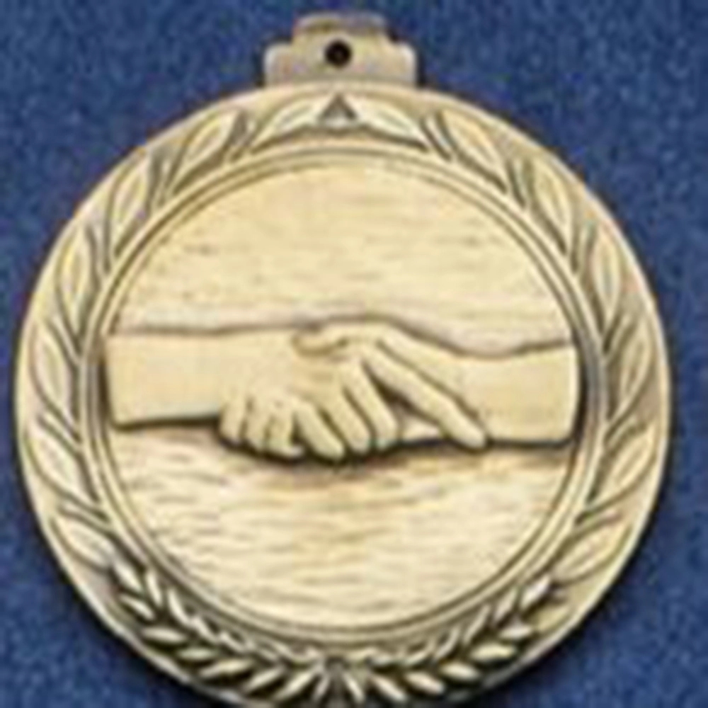 2.5" Stock Cast Medallion (Handshake)
