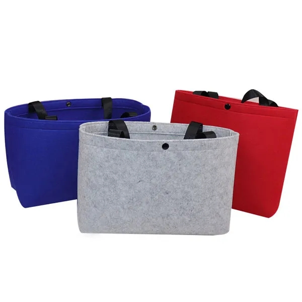 Felt Shopping Tote Bag, custom tote bag with logo imprint 4