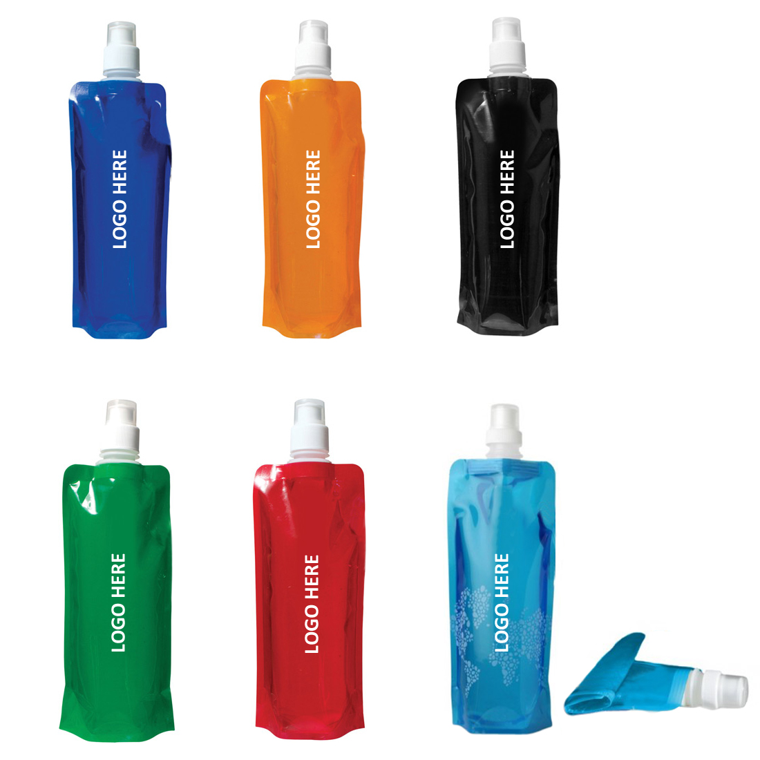 Collapsible Water Bottle 16 Oz 12