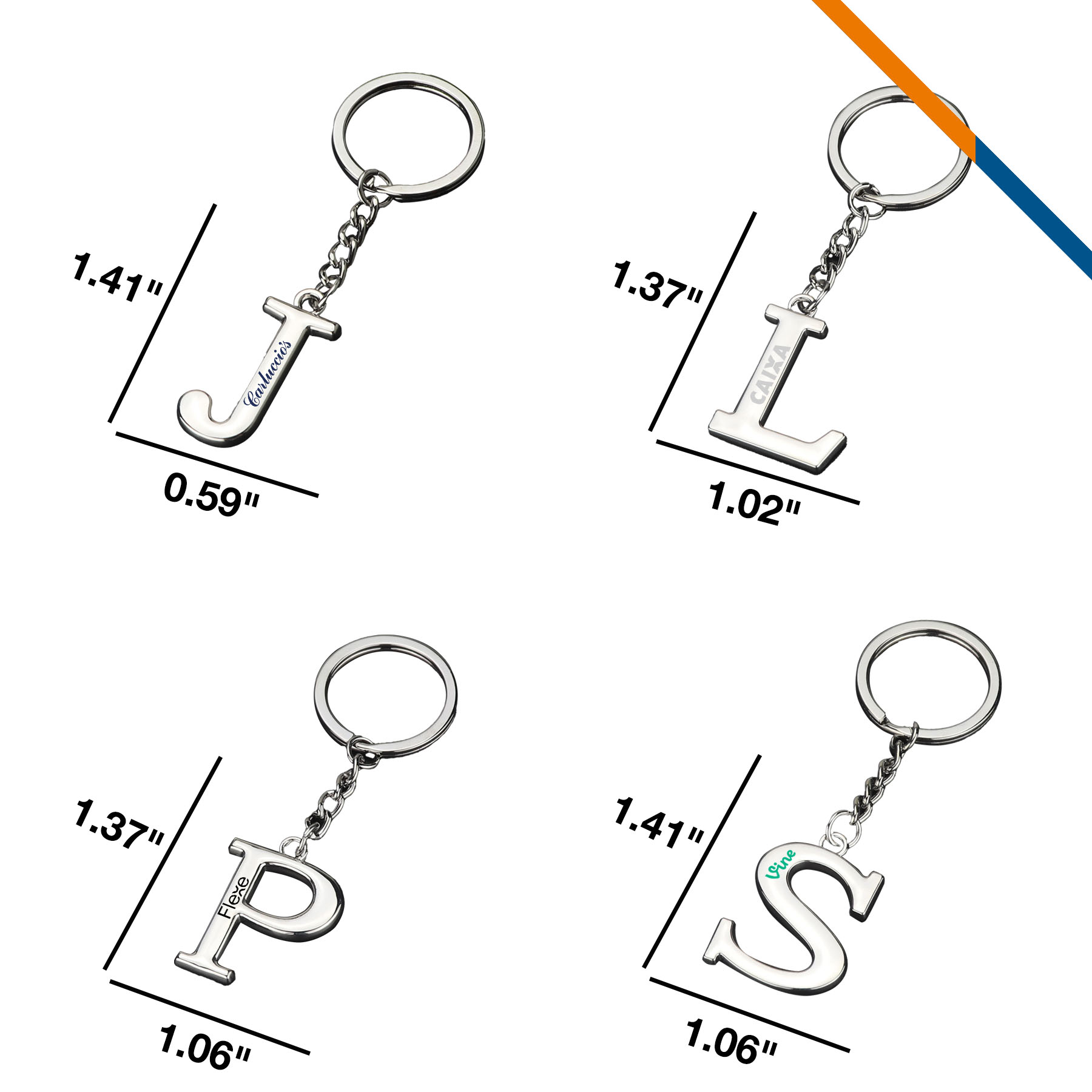 Sonia Letter Keychain 33