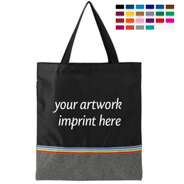 Rainbow RPET Convention Tote 1