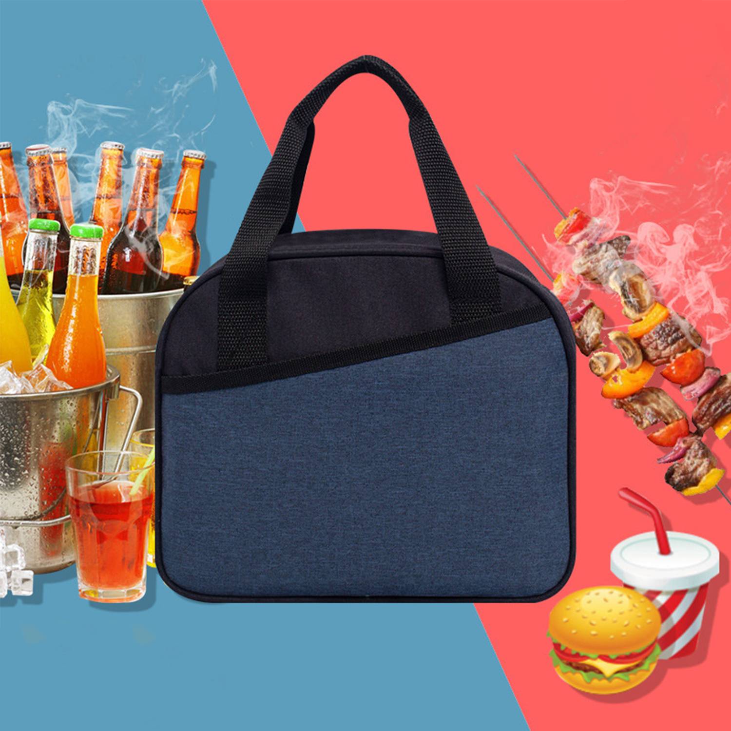 Food Container Meal Insulated Lunch Bag 6