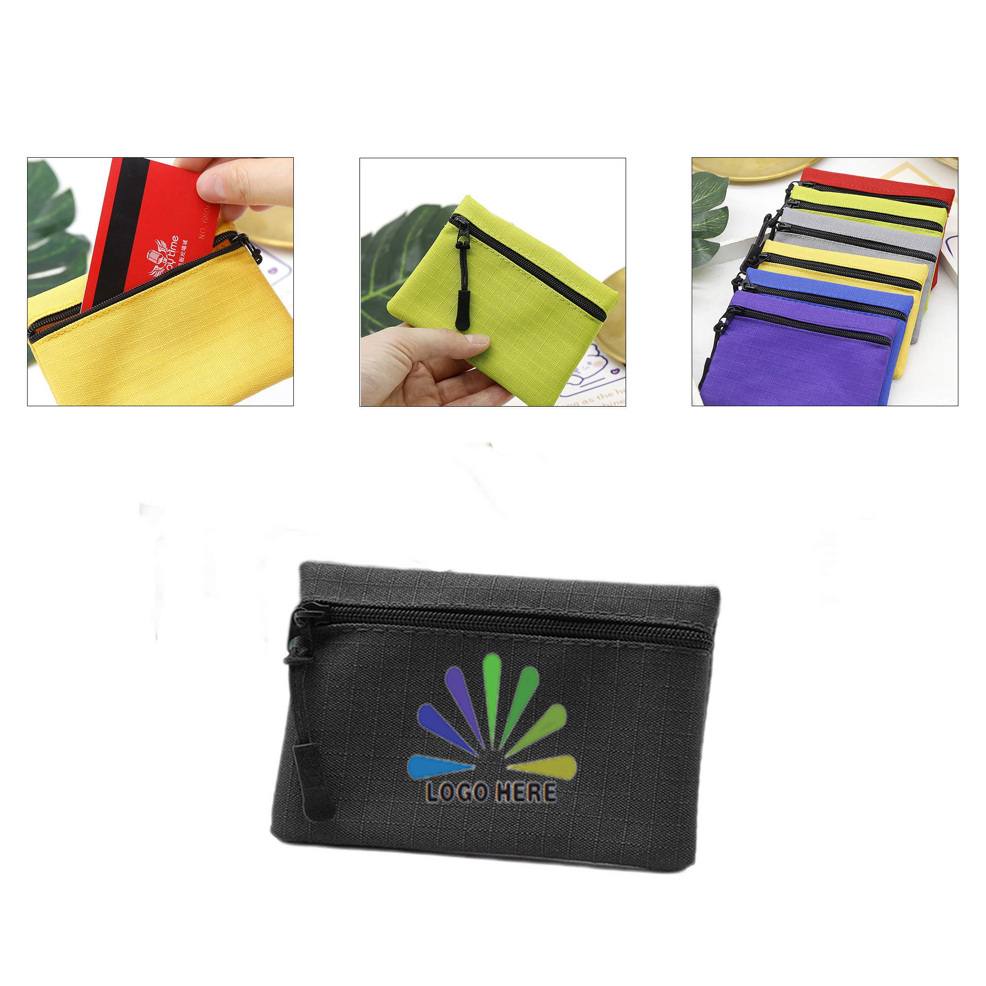 Zipper Pouch Coin Purse MOQ 1pcs 3