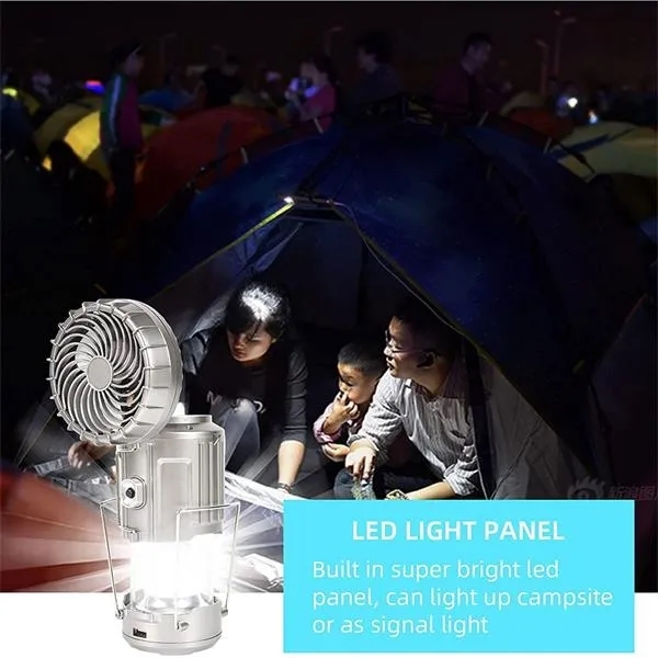 Multi-function Solar Camping Lantern with Fan 4