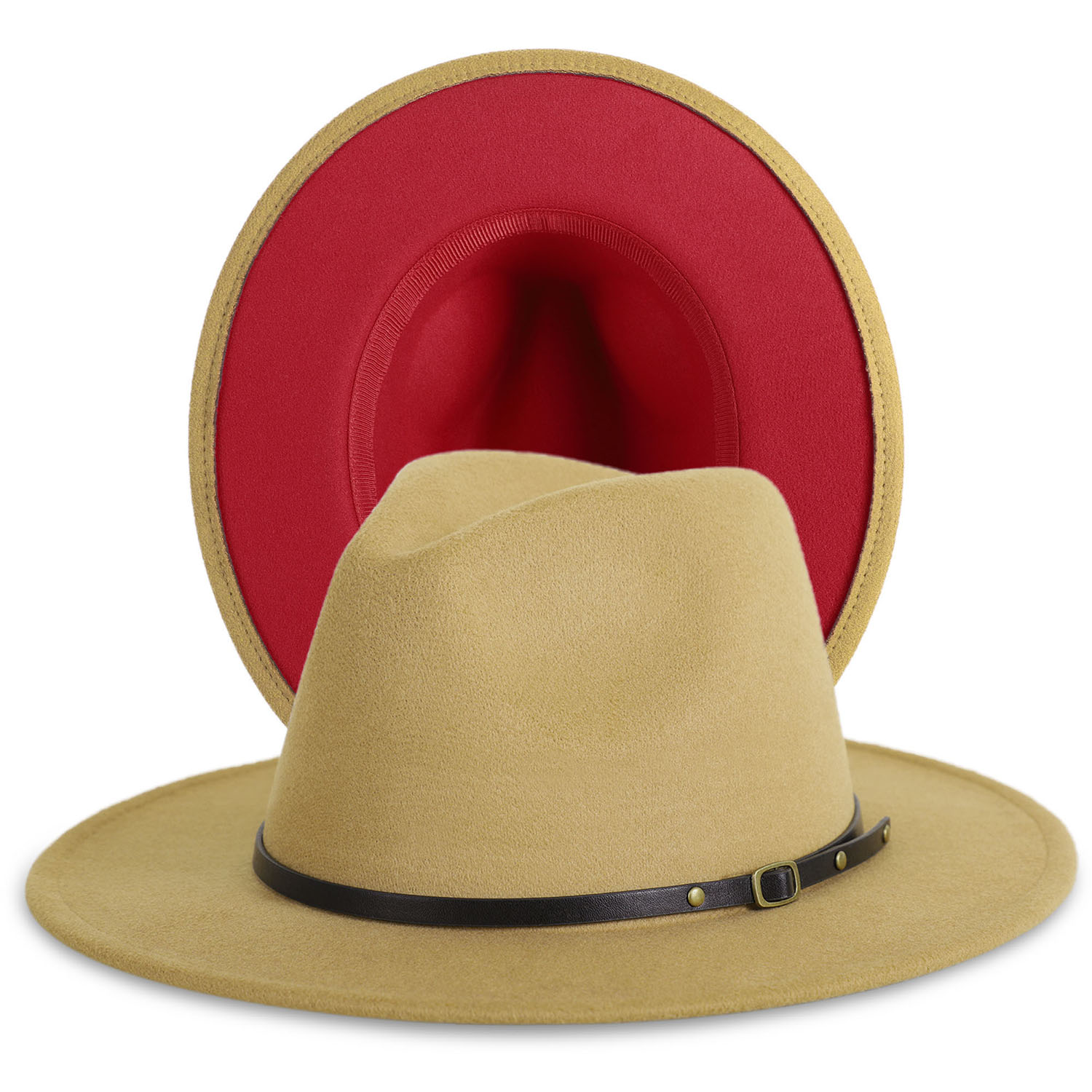 Fedora Hat w/Thin Belt Band 11