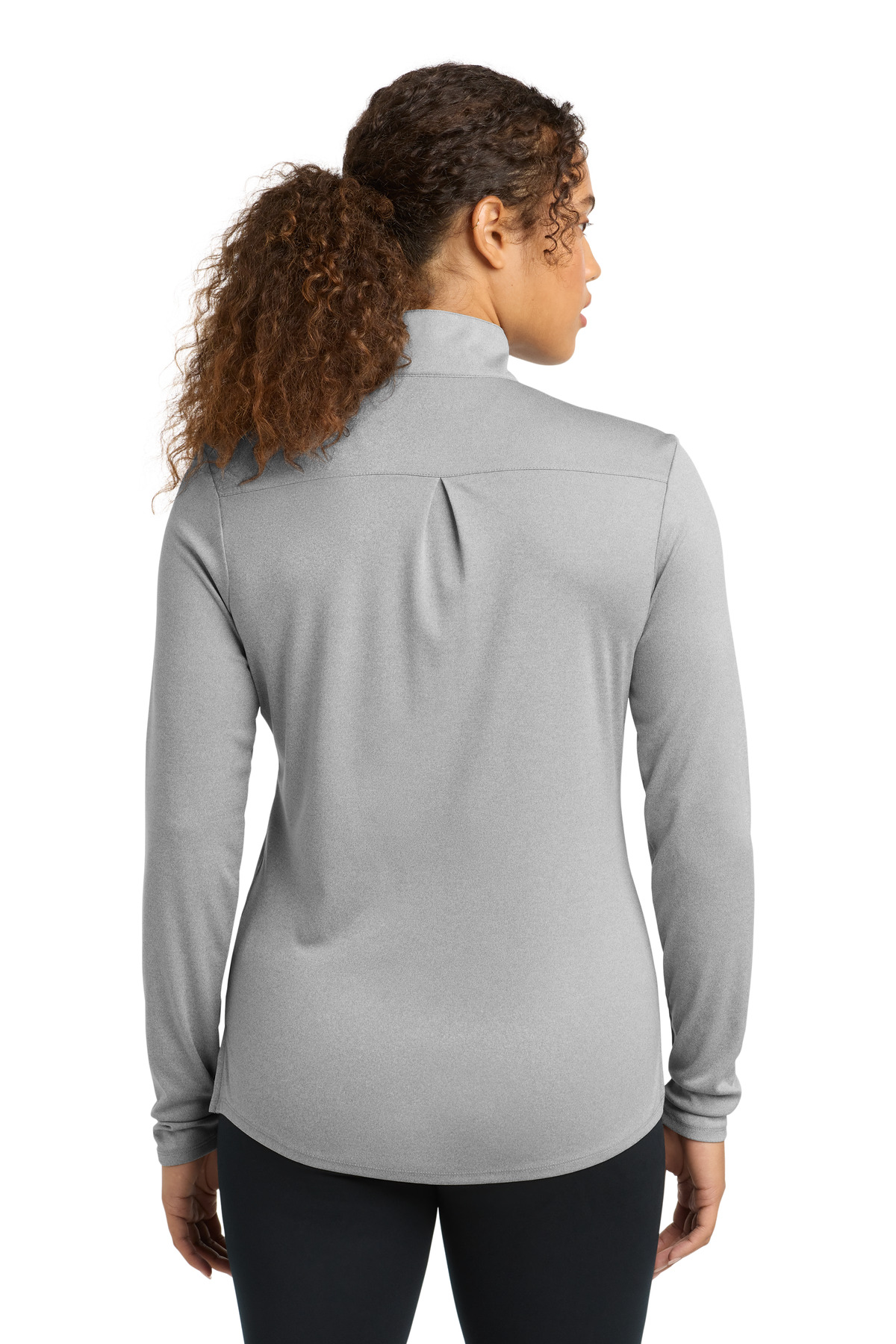 Sport-Tek Women's Endeavor 1/2-Zip Pullover. LST469, custom hoodie or sweatshirt with logo imprint 3