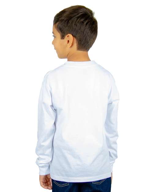 Youth Active Long Sleeve T-Shirt - SHLSY 9